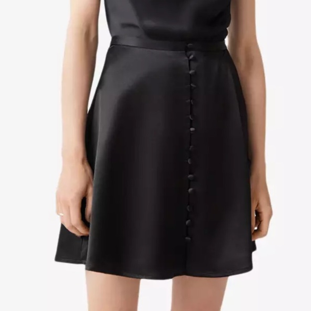 & Other Stories Buttoned A-Line Skirt